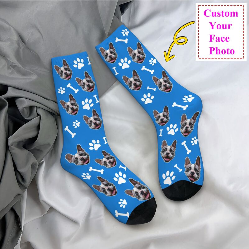 Dress Sock Men - Yenilikçi Erkek Özel Tasarım Köpek Desenli